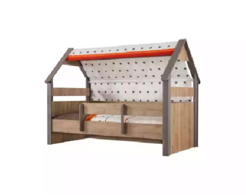 Kinderbett Bett Bettrahmen Kinderzimmer Holz Braun Betten Kindermöbel