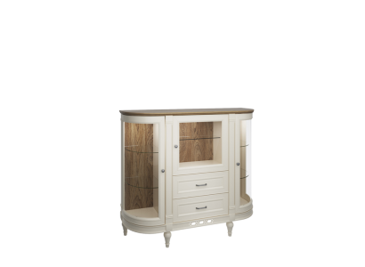 Klassische Kommode Vitrine Kommoden Vitrinenschrank Kommodenschrank FL-KB