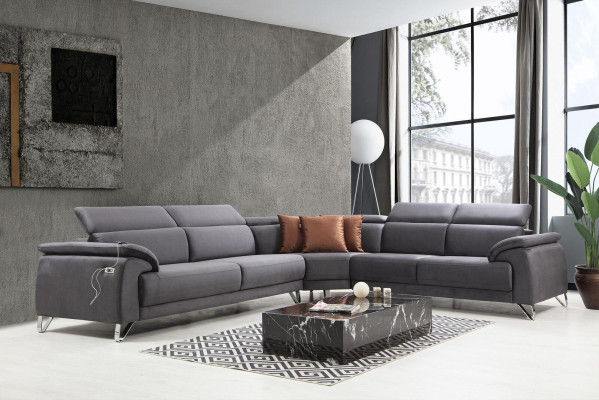Sofa Couch Ecksofa L-form Polstersofa Sitzmöbel Modern Luxus Möbel Wohnzimmer