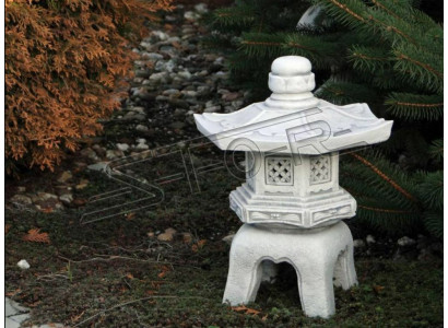 Japanischer Garten Dekoration Garten Deko Statue Figur Weiß Skulptur