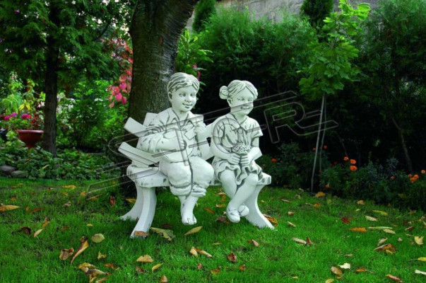 Mädchen Sitzende Figur Statue Figuren Skulptur Statuen Garten