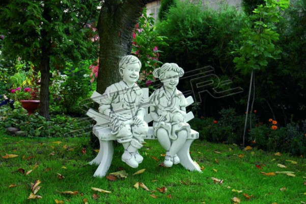 Mädchen Sitzende Figur Statue Figuren Dekorative Skulptur Statuen Garten