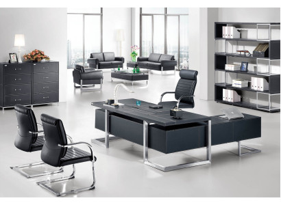Kommode mit 4 Schubladen Sideboard schwarz Anrichte 70x115cm