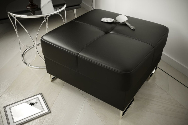 Hocker Bank Textil Stoff Holz Stil Designer Neu Sitz Polster Bank Polster Sitz
