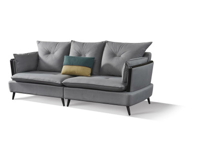 Sofa 3 Sitzer Textil Sofas Couch Polster Garnitur Sofagarnitur Moderne Couchen