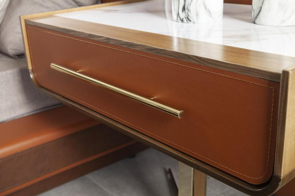 Schlafzimmer Komplett Set 5tlg. Möbel Bett Kleiderschrank Kommode Nachttische