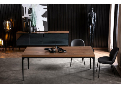 Loft Esszimmer Möbel Tisch 4x Stühle Esstisch Essgarnitur Essgruppe Stuhl Set