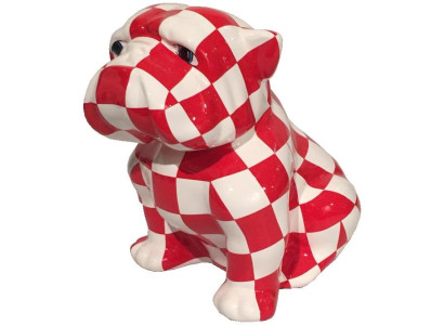 Dekoration Hund Garten Skulptur Skulpturen Designer Figur Statue Moderne Figuren
