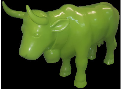 Figuren echte handarbeit Skulpturen Dekoration Deko Abstrakt Design Kuh Statue