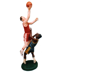 Design Basketball Figur Statue Skulptur Figuren Skulpturen Dekoration Deko 100cm