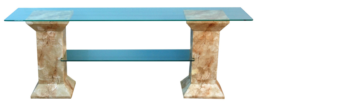 Design Vitrine Regal Glas Säule Schrank Regale Schrank Wohnzimmer 1870 Neu