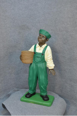 Dunkel Häutiger Junge Skulptur Figur Skulpturen Figuren Statue Stil 1920er