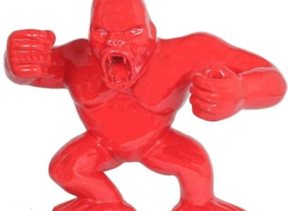 Abstrakte Dekoration Gartenfigur Gorilla Statue Deko Bunt Bemalte Statuen Neu