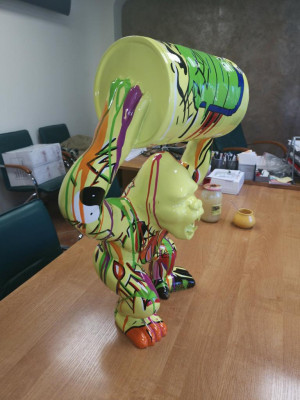 Figuren Statuen Dekoration Deko Gorilla Garten Neu Designer Figur Statue Moderne