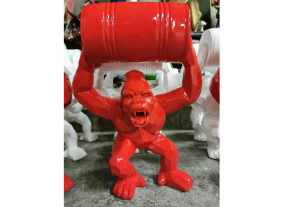 Figuren Statuen Dekoration Deko Gorilla Garten Neu Designer Figur Statue Moderne