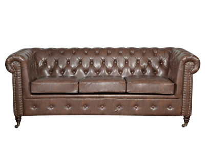 Designer Chesterfield Sofagarnitur Sofa Couch Polster Set 3+2+1 Sitzer