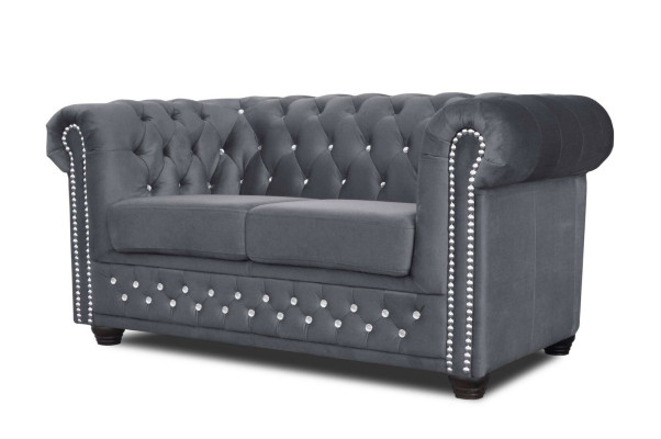 Chesterfield Sofagarnitur 2+1 Sitzer Design Couch Polster Sofa Garnitur Set Neu