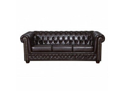 Chesterfield Sofagarnitur Sofa 3+1+1 Couch Polster Set Sofas Couchen Yorki Neu