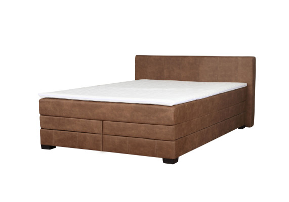 Vintage Boxspring Betten Polsterbett Bett Holzbett Doppel Hotel Ehebett