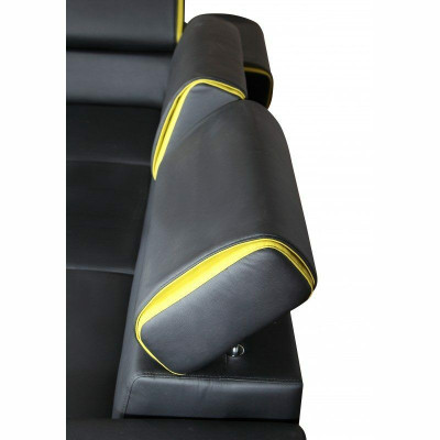 Design Ecksofa Sofa Bettfunktion Couch Polster Sitz Eck Sofas Couchen Neu dublin