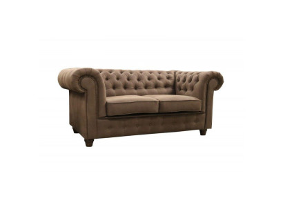 Chesterfield Cambridge 2 Sitzer Sofa Büro Couch mit Bettfunktion Sofas Couchen