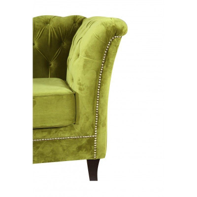 Chesterfield Design Sofa Couch Polster Kanzlei Praxis Büro Sofas Textil Stoff