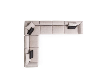 Ecksofa Sofa U-Form Polstersofa Wohnzimmer Design Designer Sitzlandschaft