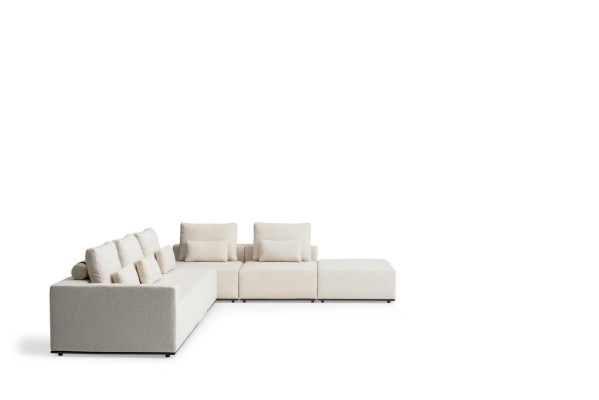 Ecksofa Set L-Form Sofa Couch Design Polstersofa Modulares Sofasystem
