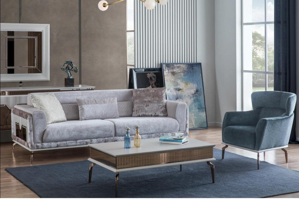 Wohnzimmer Set Garnitur Gruppe Einrichtung Sofa Couchen Couchtisch 3tlg