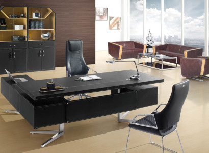 Schreibtisch Büro Tisch Schwarz Dekorative Modern Office Tische Designer