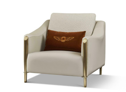 Sessel Design Stuhl Polster Stoff Textil Leder Lounge Fernseh 1 Sitzer Einsitzer