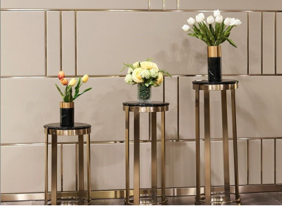 Ständer Blumenständer Blumen Stand Ablage Edelstahl Blumentopfständer
