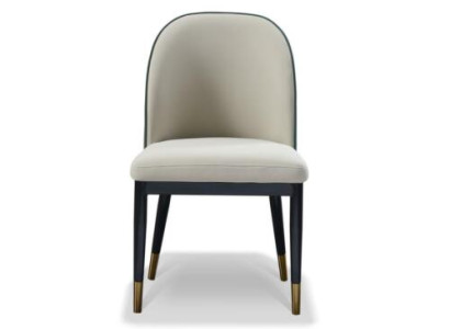 Stuhl Sitz Polster Esszimmer Stühle Lehn Leder Holz Modern 1x Neu