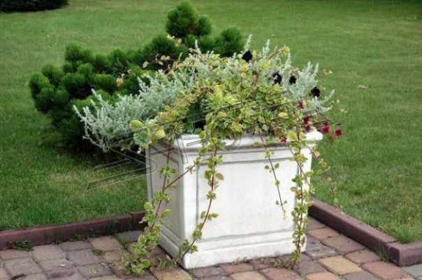 Blumenkübel Pflanz Kübel Dekoration Figur Vasen Garten Natur Blumentöpfe