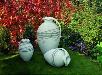 Blumenkübel Pflanz Kübel Natur Dekoration Figur Garten Blumentöpfe Vasen