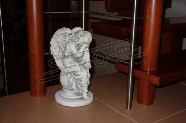 Engel 36cm Skulptur Design Figur Statue Garten Figuren Statuen