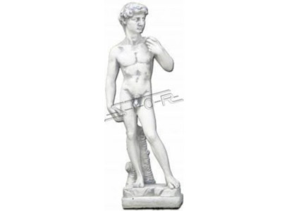 Garten Dekoration 59cm David Terrasse Stein Figuren Figur Deko Skulptur