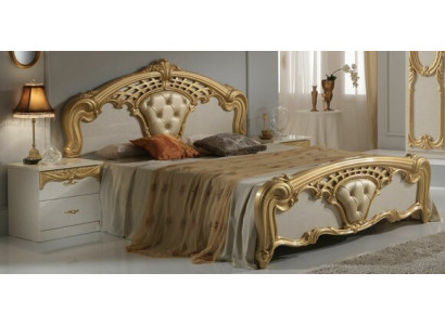 Klassisches Bettgestellt Schlafzimmer Set 3 tlg. Bett + 2 Nachttische Stil Möbel