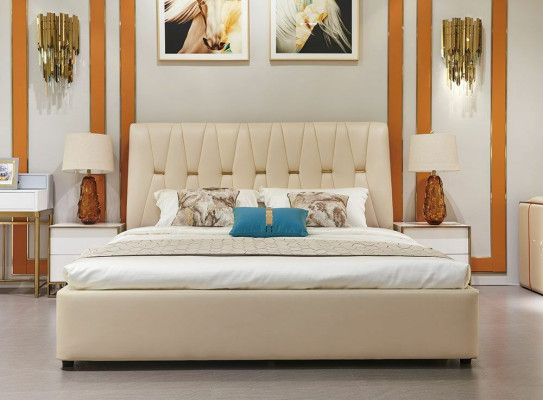 Komplett Sets Betten Bett 2x Nachttisch 3tlg. Schlafzimmer Set Designer