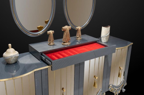 Luxus Esszimmer Essgruppe Esstisch Stühle Möbel Essgarnitur 8tlg.
