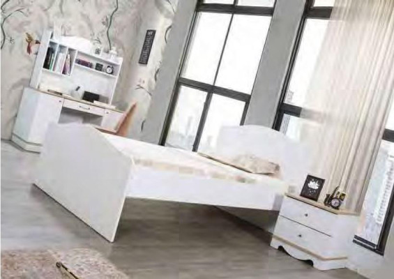 Komplett Jugendzimmer Kinderzimmer Set Bett Kleiderschrank Kommode 5tlg Möbel