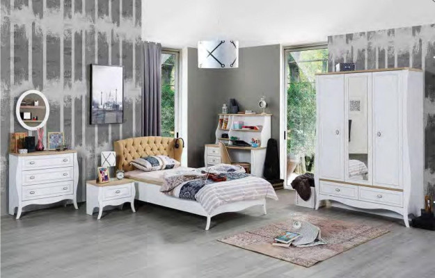 Kleiderschrank Landhaus Schlafzimmer Schrank Möbel Wohnen Holz Luxus
