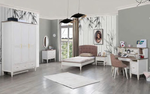 Kommode Holz Schlafzimmer Moderne Jugend Kinder Zimmer Weiß Möbel Design Neu