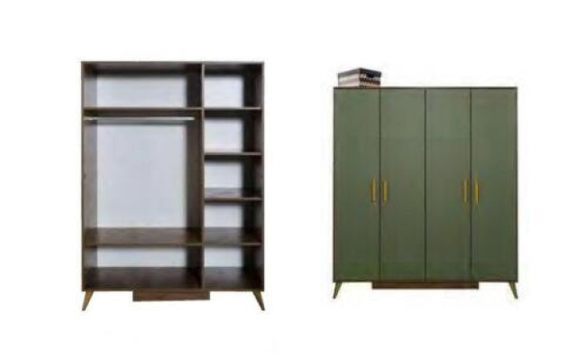 Jugendzimmer Kinderzimmer Komplett Einzelbett Kleiderschrank Kommode Design 5tlg