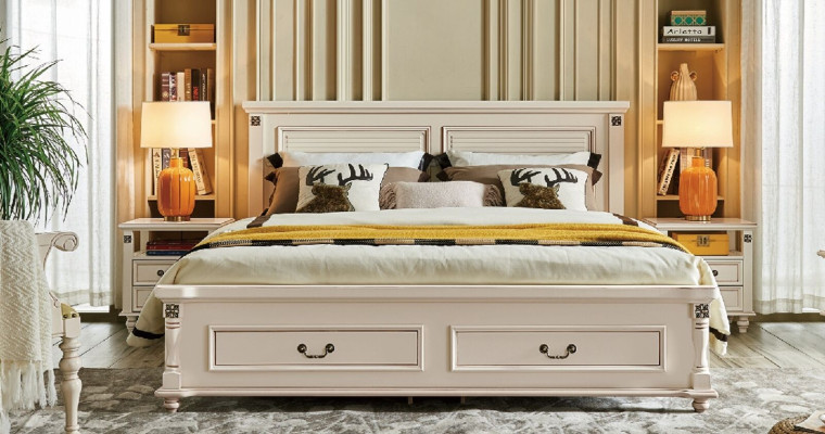 Doppel Hotel Betten Schlafzimmer 180x200 cm Holz Holzbett Bett Design Luxus