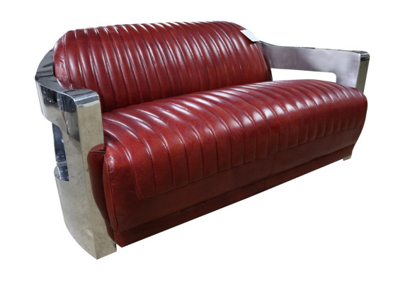 Design Club 2 Sitzer Sofa Ledersofa Dreisitzer Vintage Leder Zweisitzer Couchen
