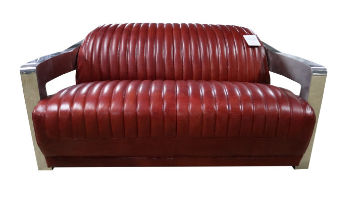 Design Club 2 Sitzer Sofa Ledersofa Dreisitzer Vintage Leder Zweisitzer Couchen
