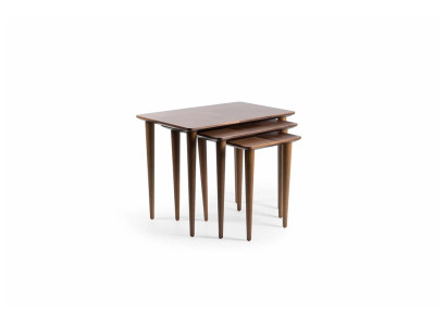 Braun Beisteltisch Modern Design Einrichtung Luxus Kaffeetisch Wohnzimmer