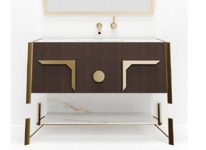Badezimmerschrank braun Badezimmermöbel Regale Badezimmerschrank Holzregal Möbel