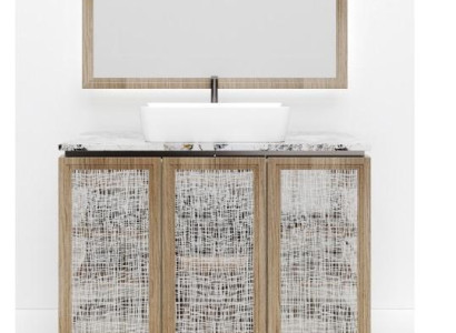 beige Italienisches Badezimmer Waschbecken Waschbecken Classic beige neu